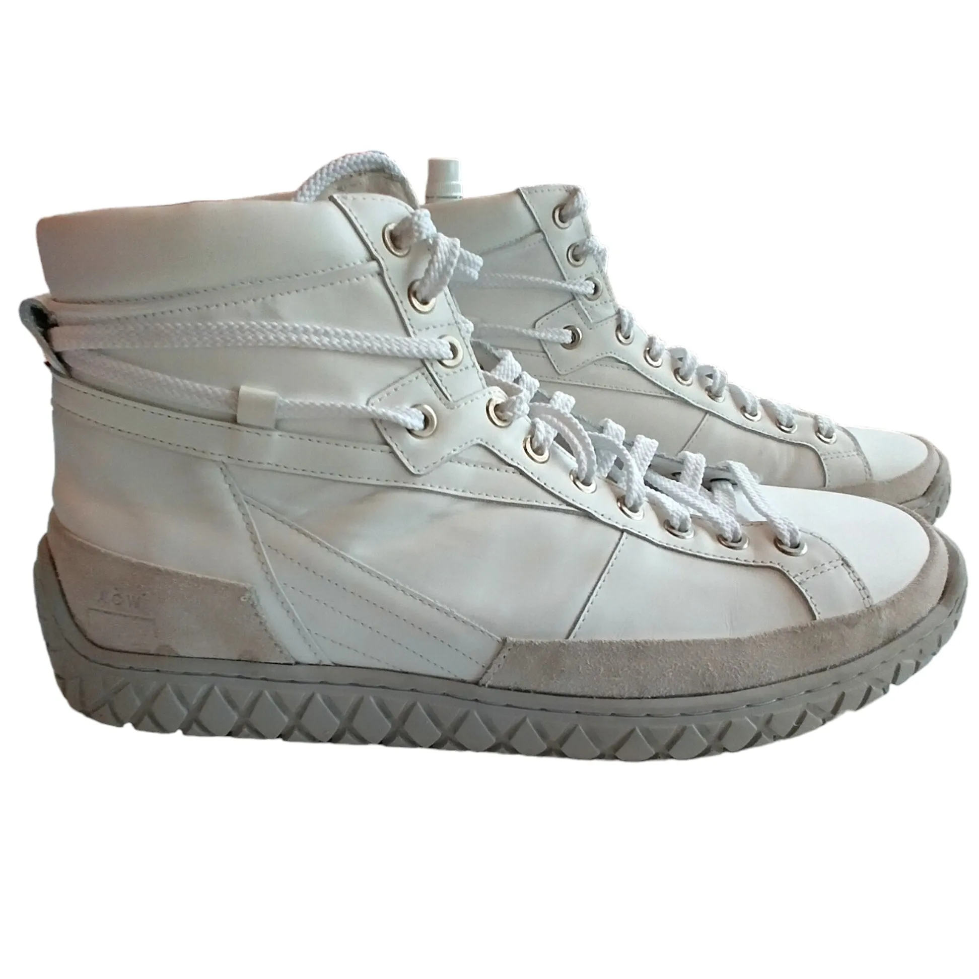 A Cold Wall White Granulite Hi Sneaker