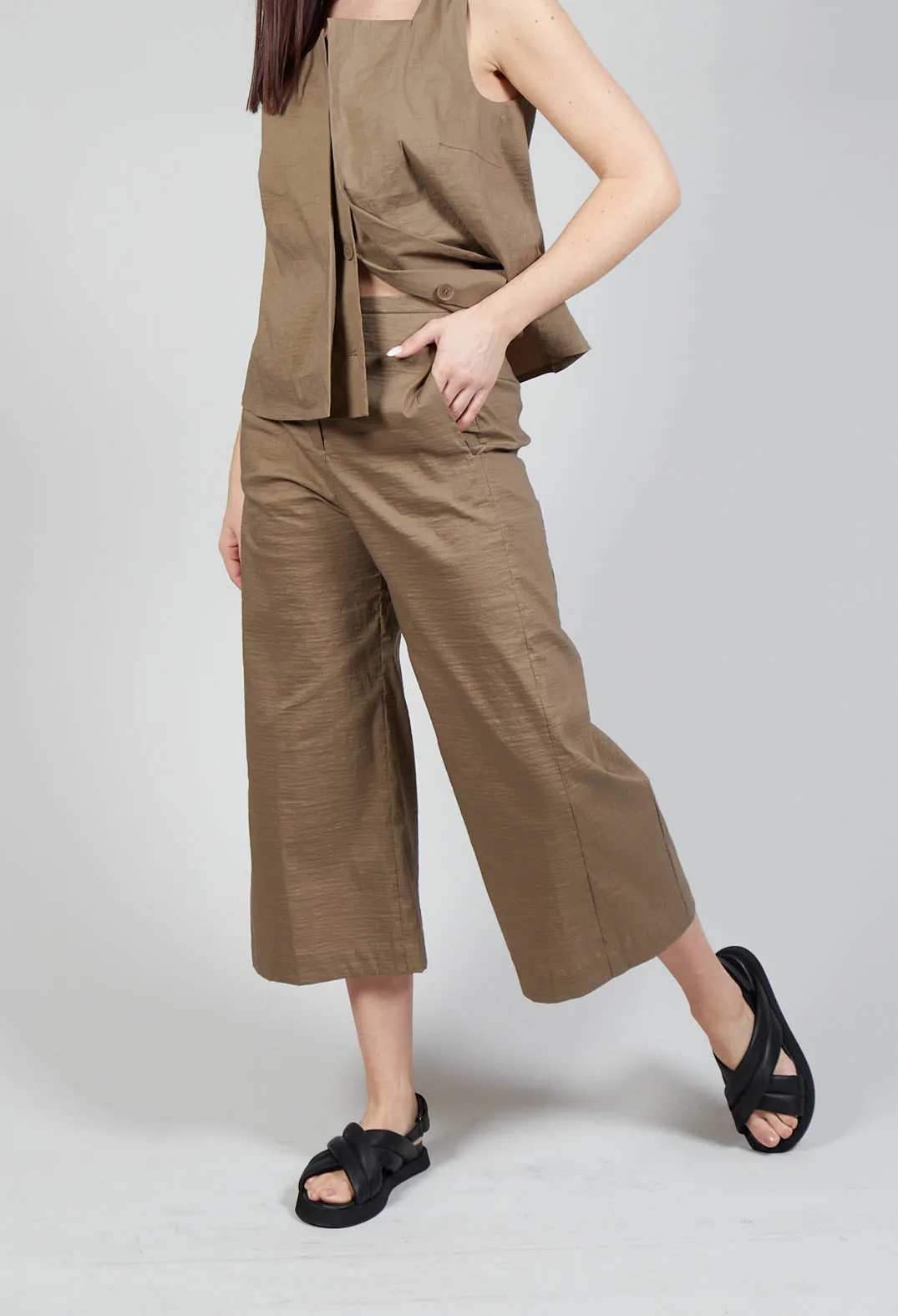 Alina Trouser In Khaki