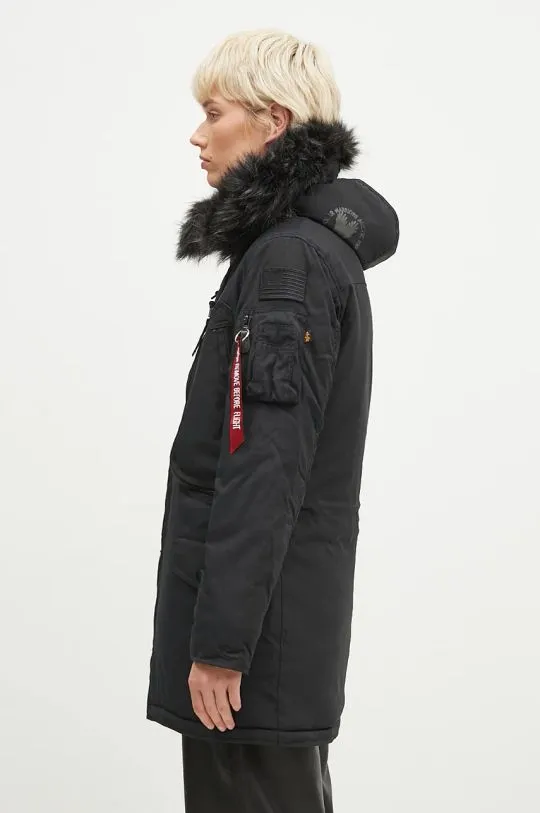 Alpha Industries jacket Polar Jacket women's black color