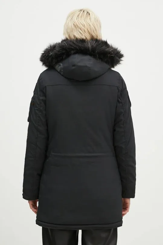 Alpha Industries jacket Polar Jacket women's black color