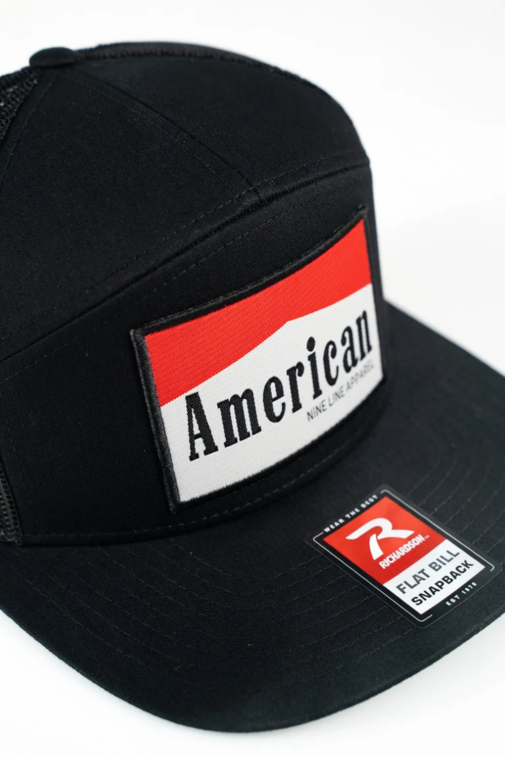 American 7-Panel Richardson Trucker Hat