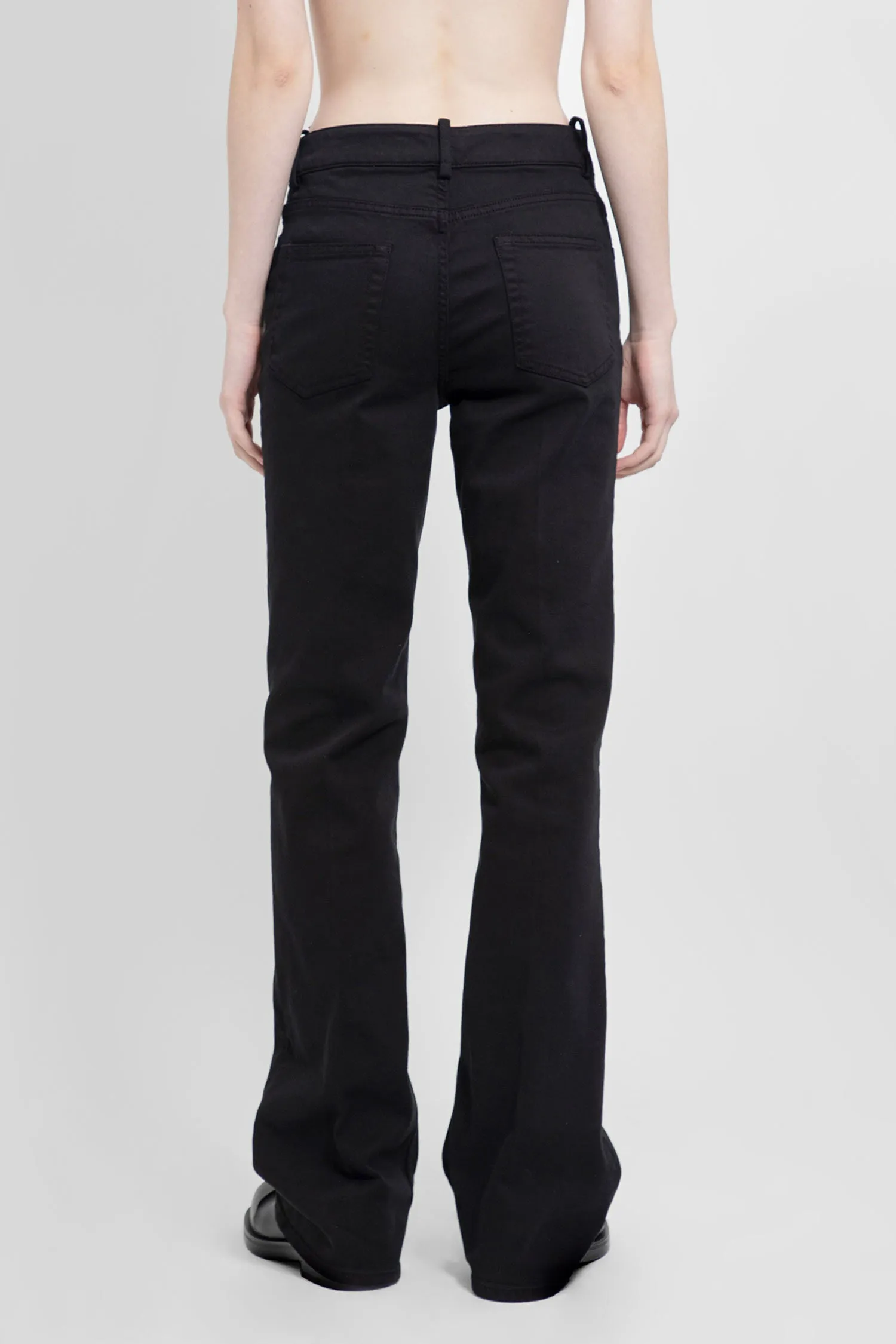 ann demeulemeester ona 5 pocket flared slim fit jeans