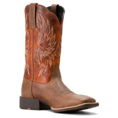 Ariat Men's Sport Rider Cowboy Boot in Vintage Oak