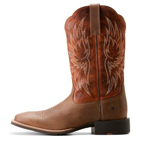 Ariat Men's Sport Rider Cowboy Boot in Vintage Oak