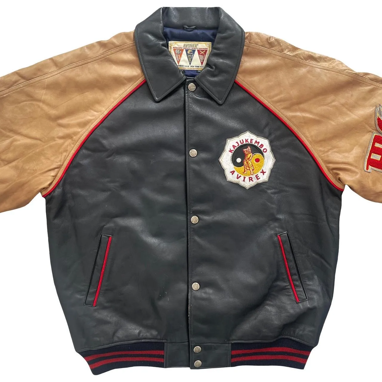 Avirex Leather Varsity Jacket