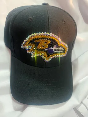 Baltimore Ravens NFL Bedazzled Adjustable Hat