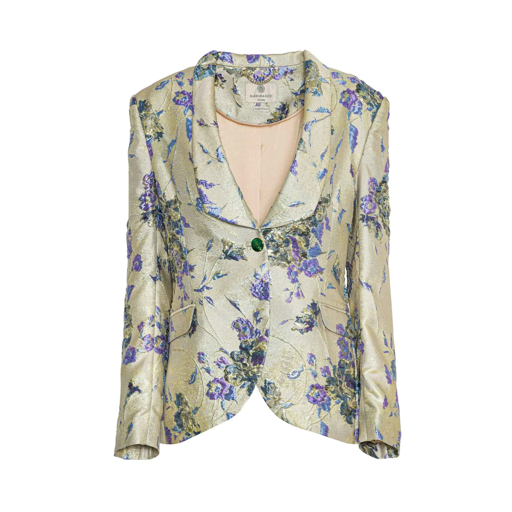 Barbara Rizzi Atelier Zeina Brocade Floral Jacket