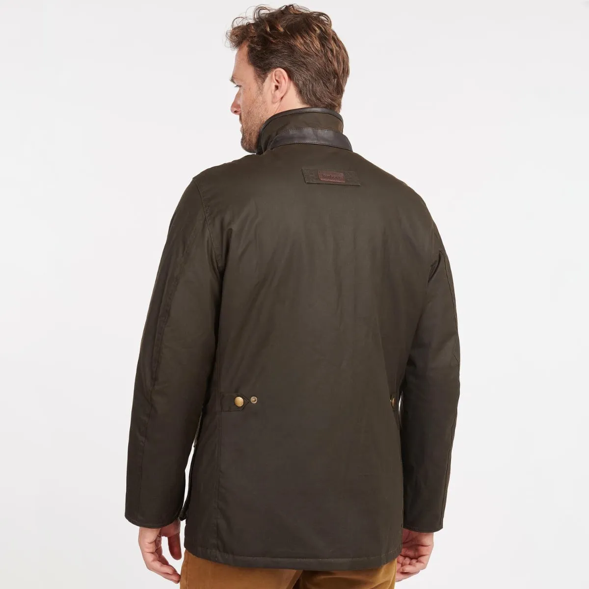 Barbour Hereford Men's Waxed Jacket | Olive