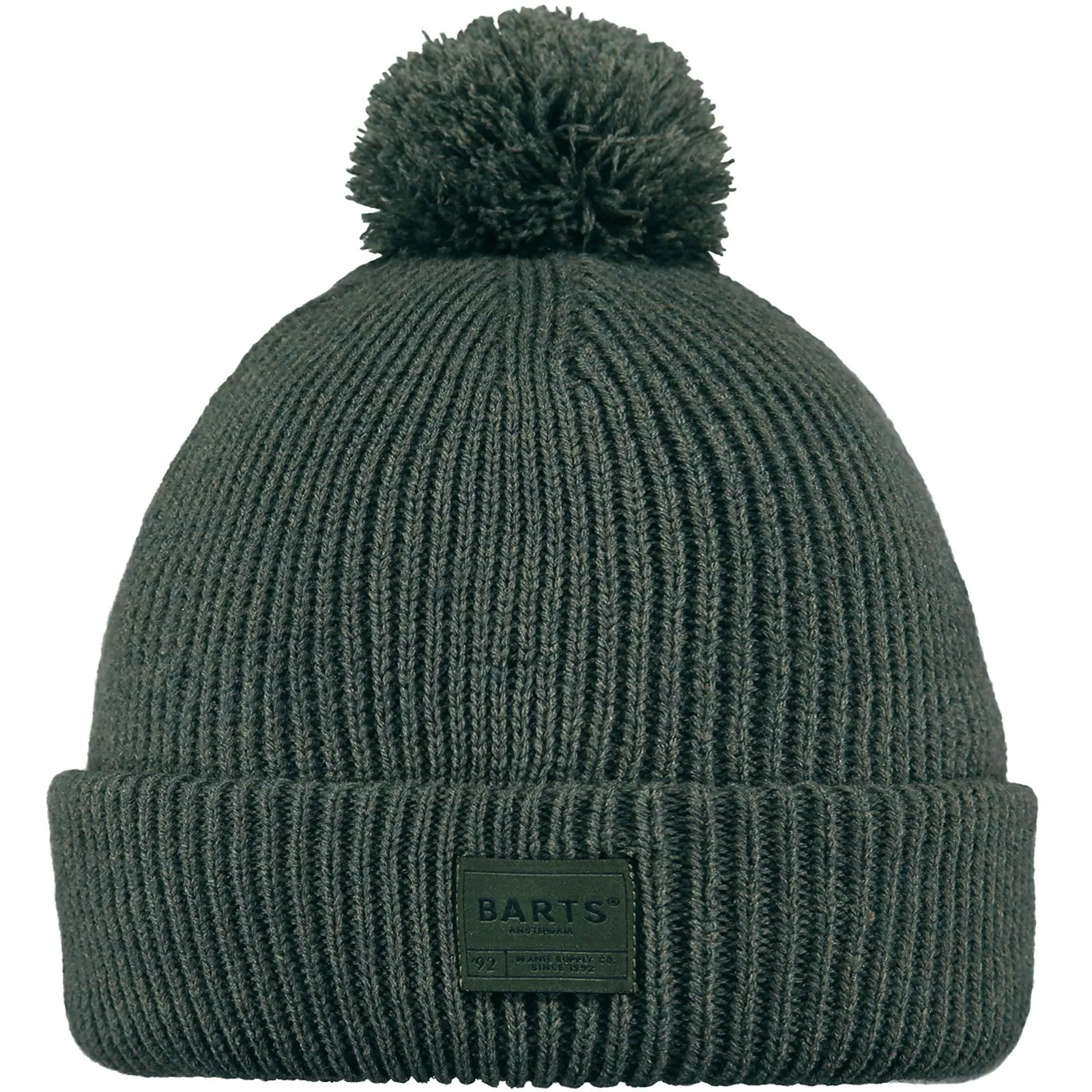 Barts Mens Arkade Stretchy Knitted Bobble Hat