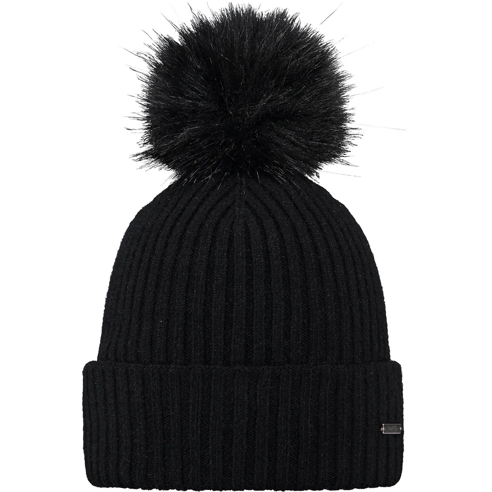 Barts Womens Kenzie Big Stretchy Faux Fur Pom Bobble Hat