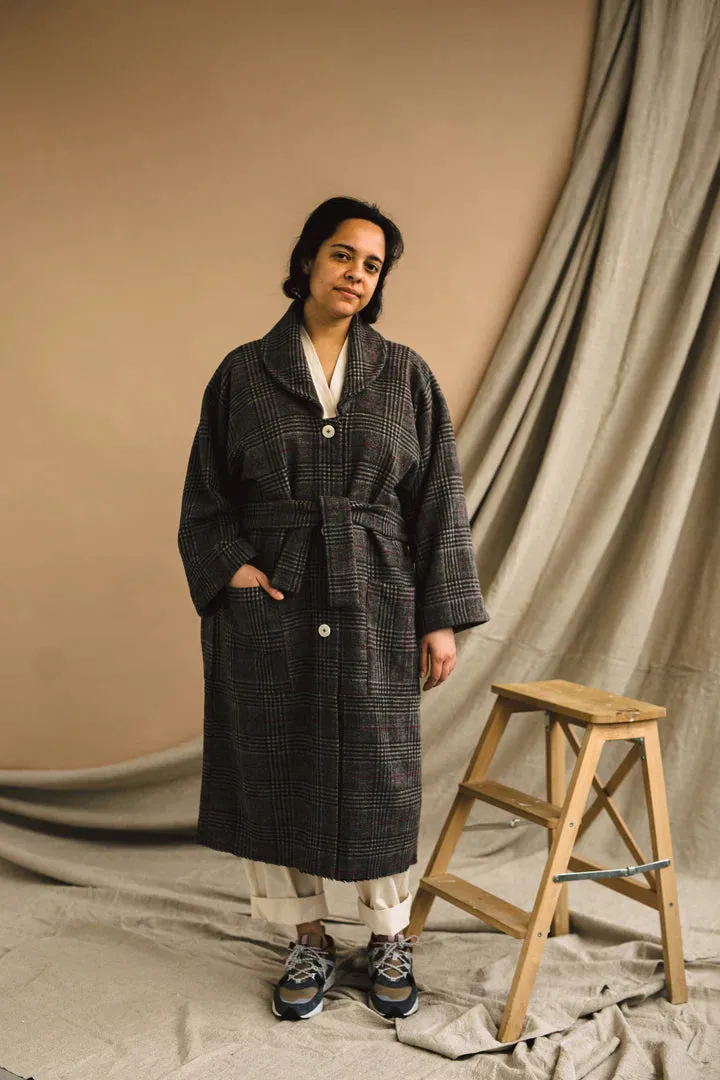 BIRGITTA HELMERSSON  Zero Waste Coat PDF Sewing Pattern