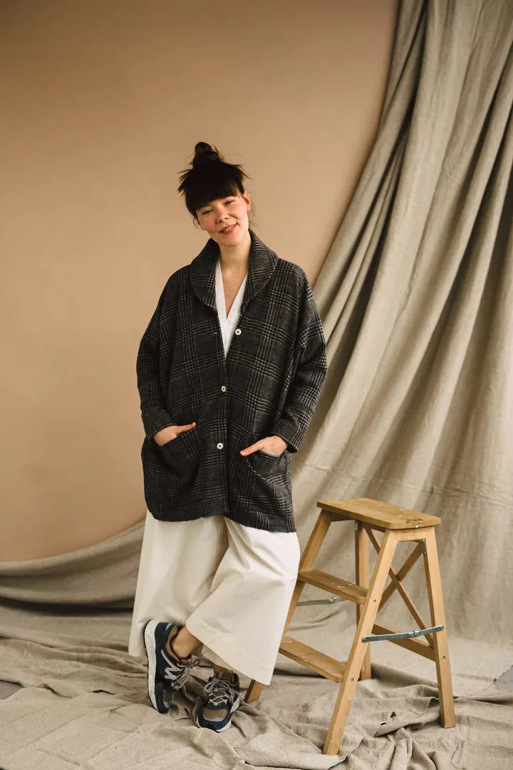 BIRGITTA HELMERSSON  Zero Waste Coat PDF Sewing Pattern