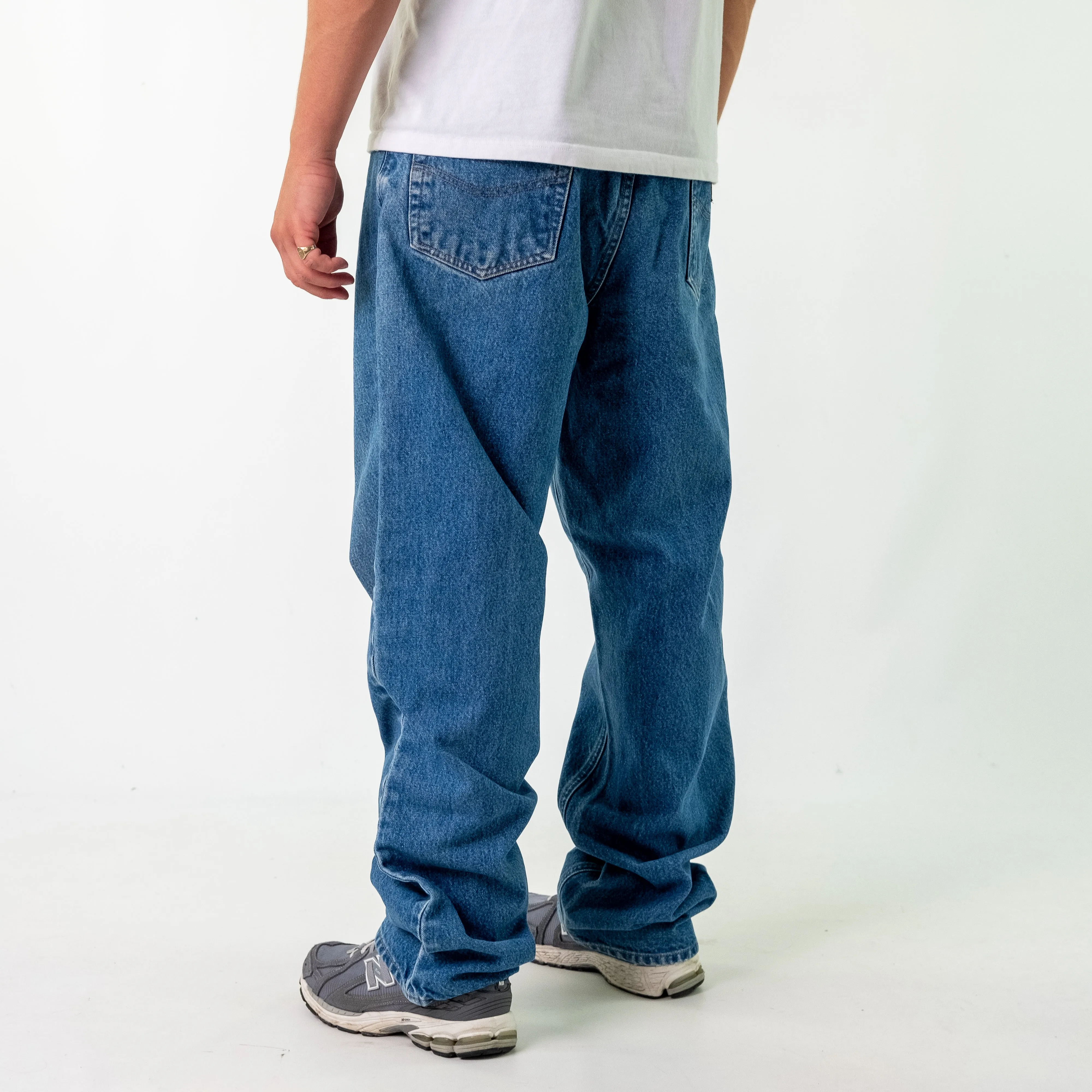 Blue 90s Carhartt Denim Jeans Baggy Pants (36x34)