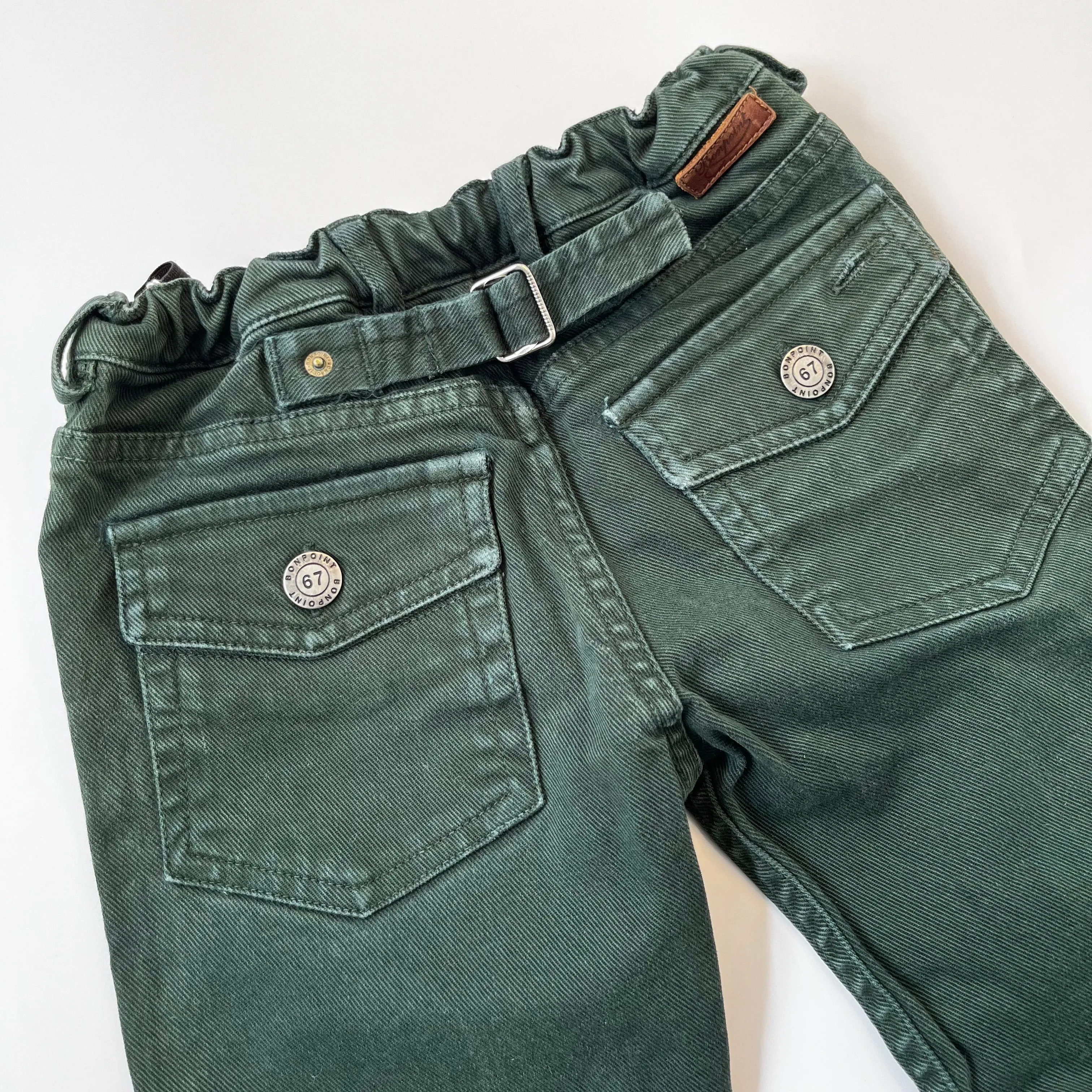 Bonpoint Dark Green Jeans: 4 Years