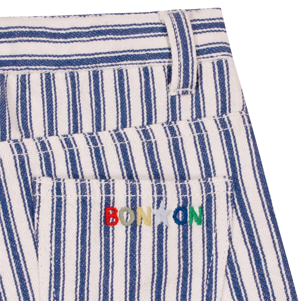 Bonton Child Nuts Shorts Virgil Blue Stripes