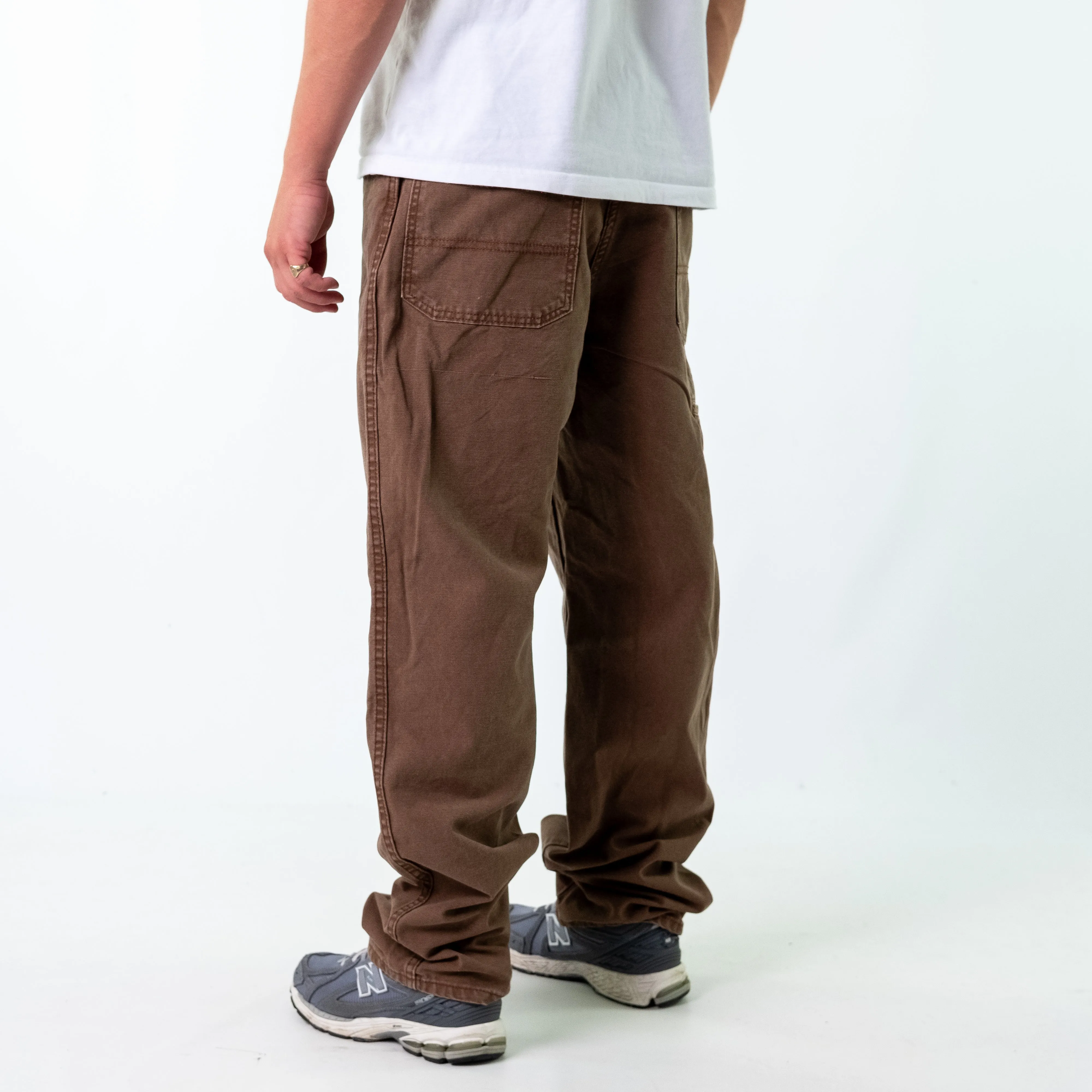 Brown y2ks Carhartt Denim Carpenter Jeans Baggy Pants (36x32)