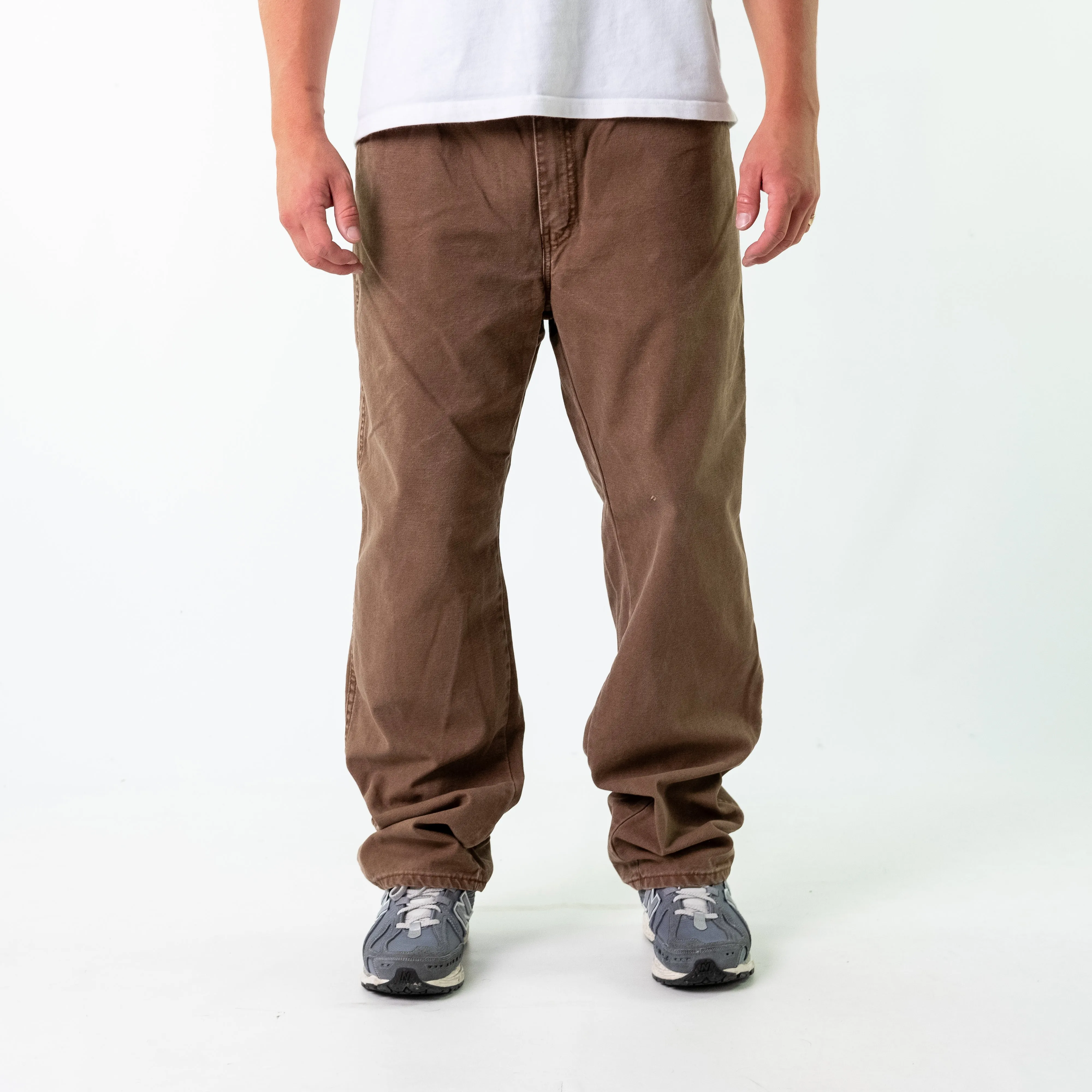 Brown y2ks Carhartt Denim Carpenter Jeans Baggy Pants (36x32)