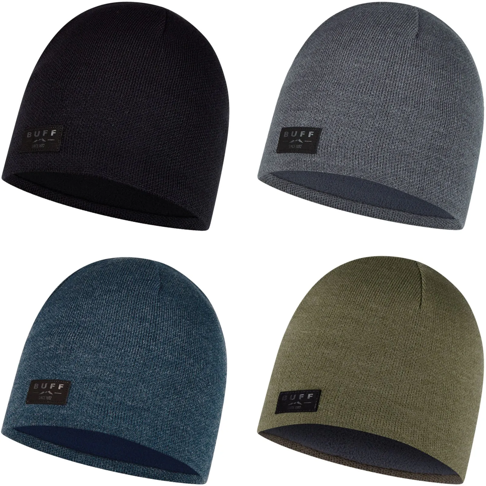 Buff Unisex Knitted Fleece Lined Beanie Hat