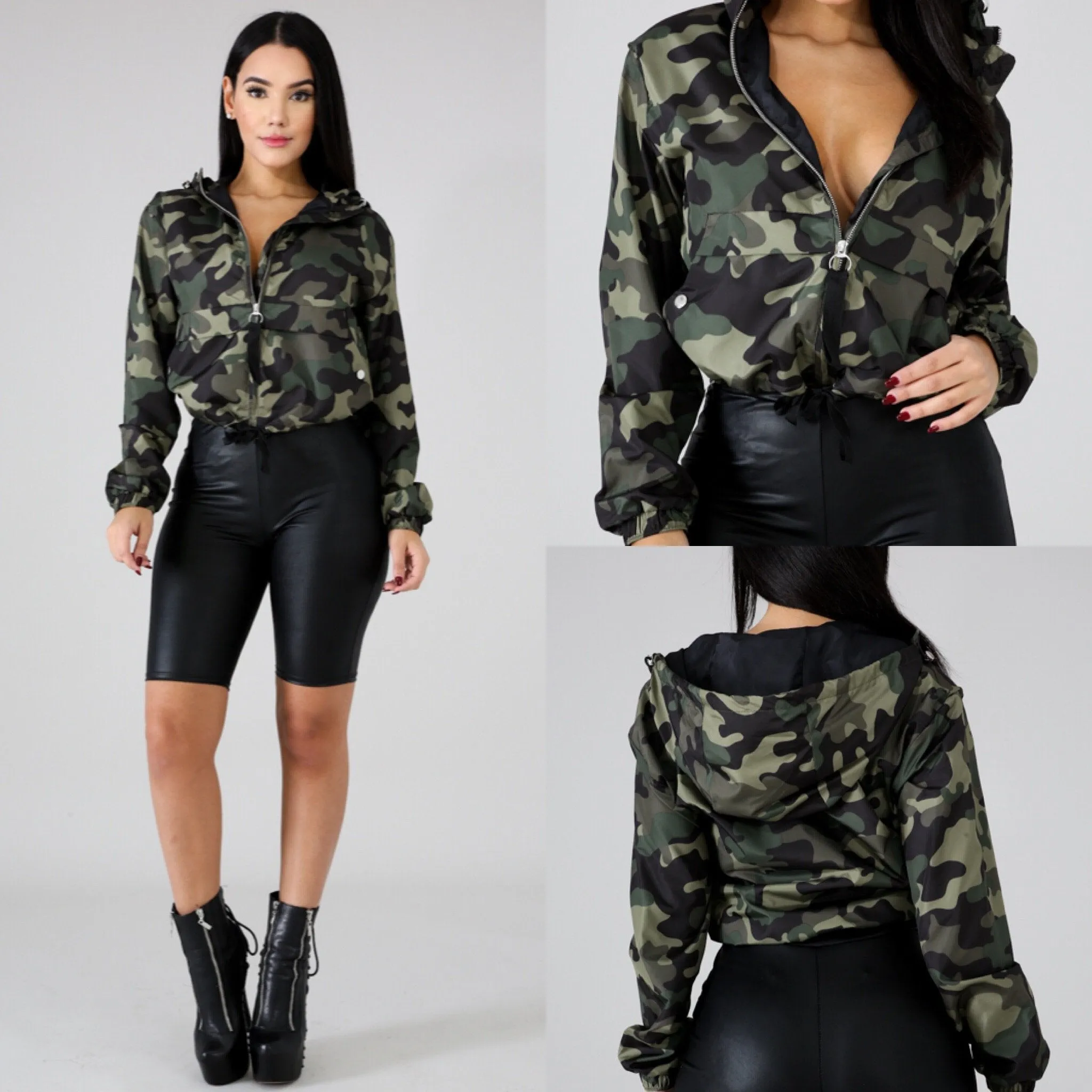 Camo Windbreaker