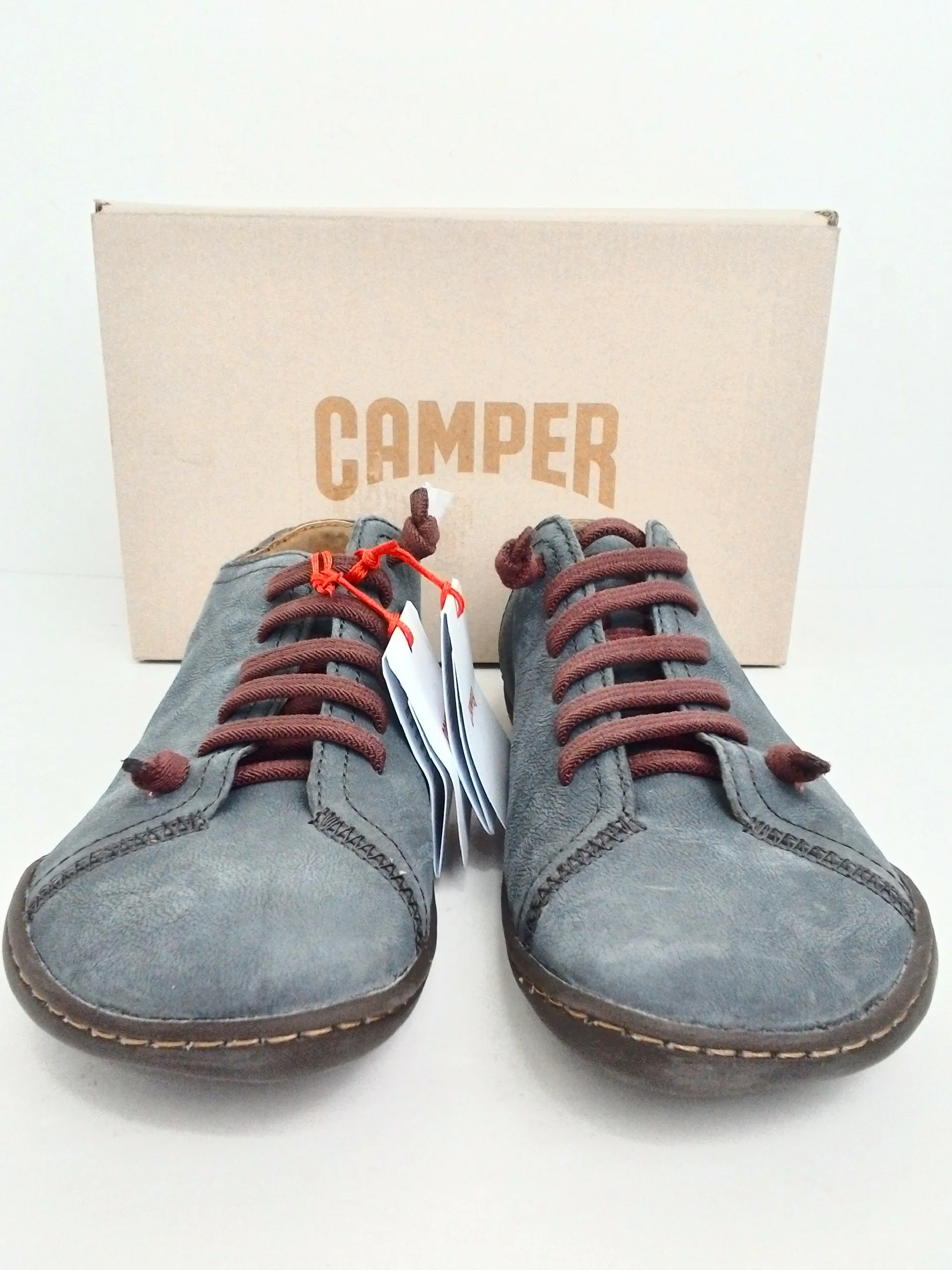 Camper Women's Peu Cami Oxyde Meteor Grey Sneaker Size 38