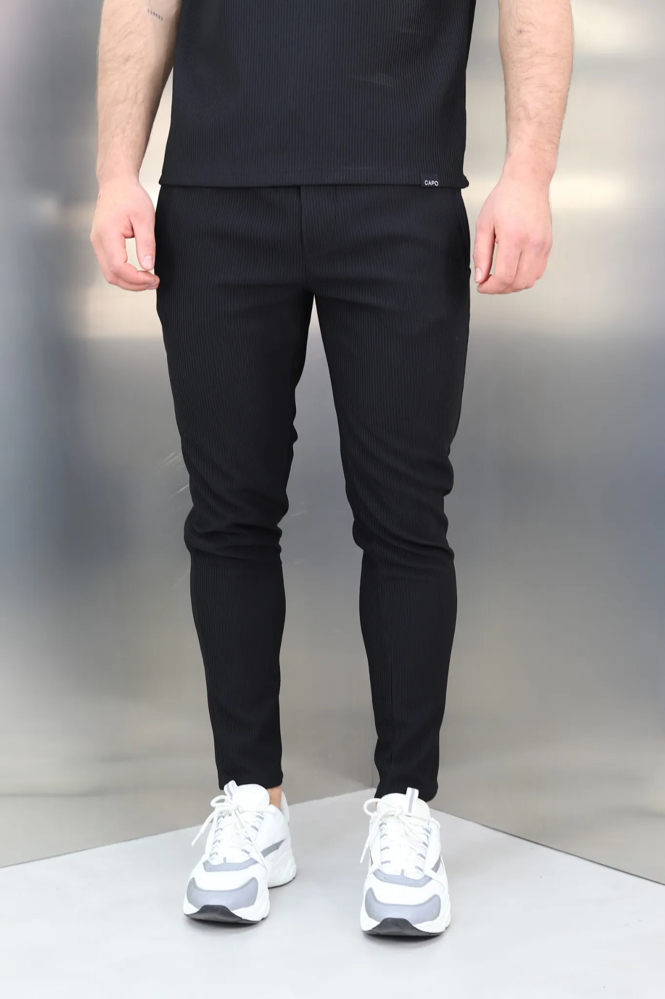 Capo PLEAT Trouser - Black