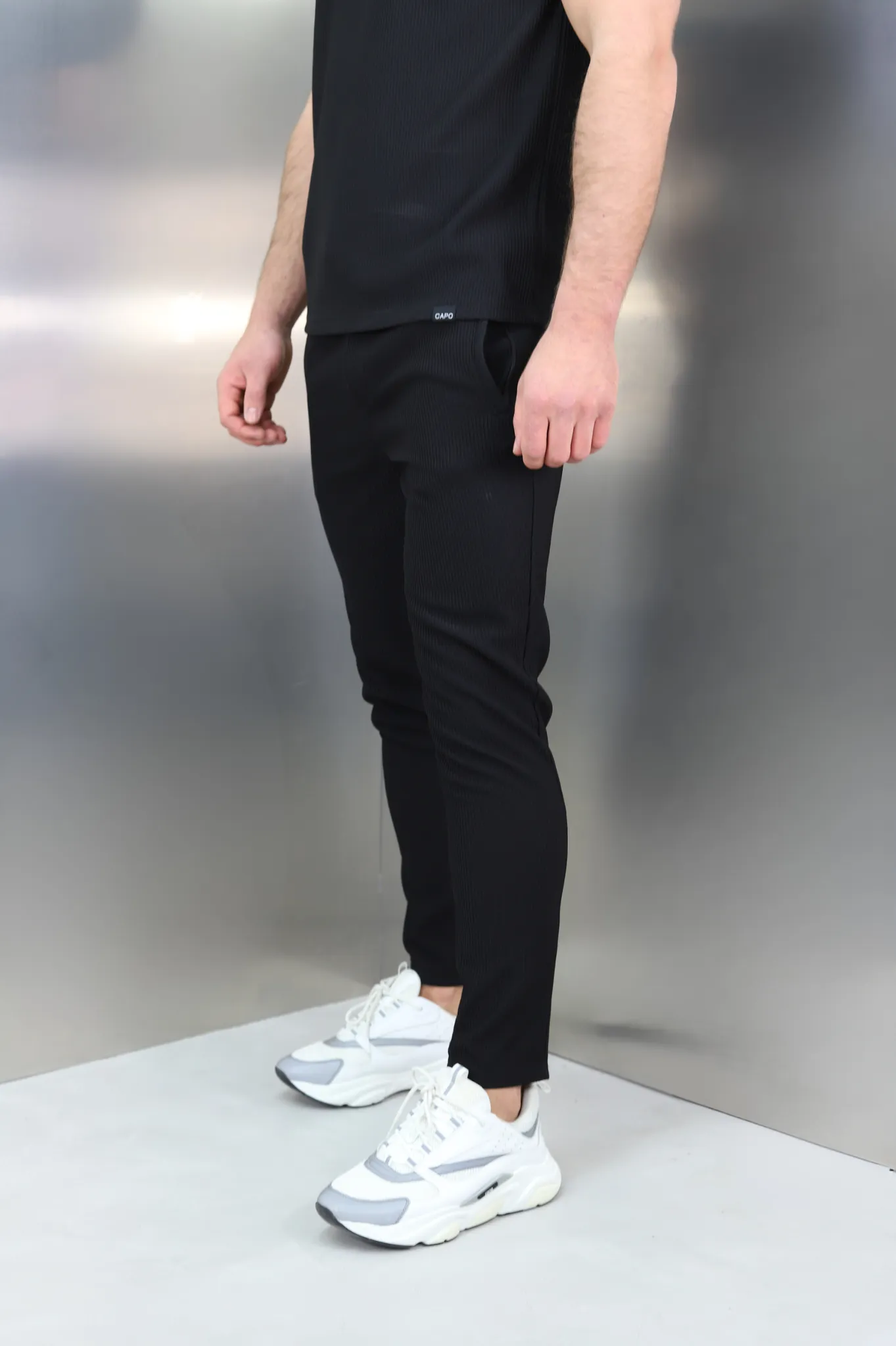 Capo PLEAT Trouser - Black