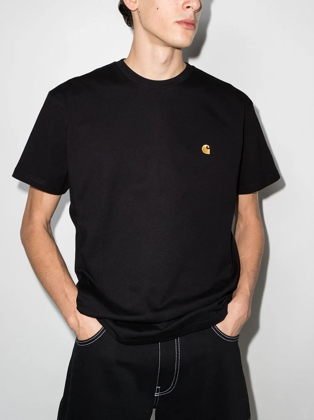 Carhartt Wip Main T Shirts And Polos Black