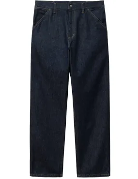 Carhartt Wip Single Knee Pant Smith Blue Rinsed