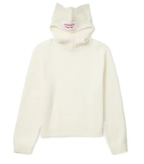 Charles Jefferey Loverboy 'Cream Ears Balaclava' Sweater