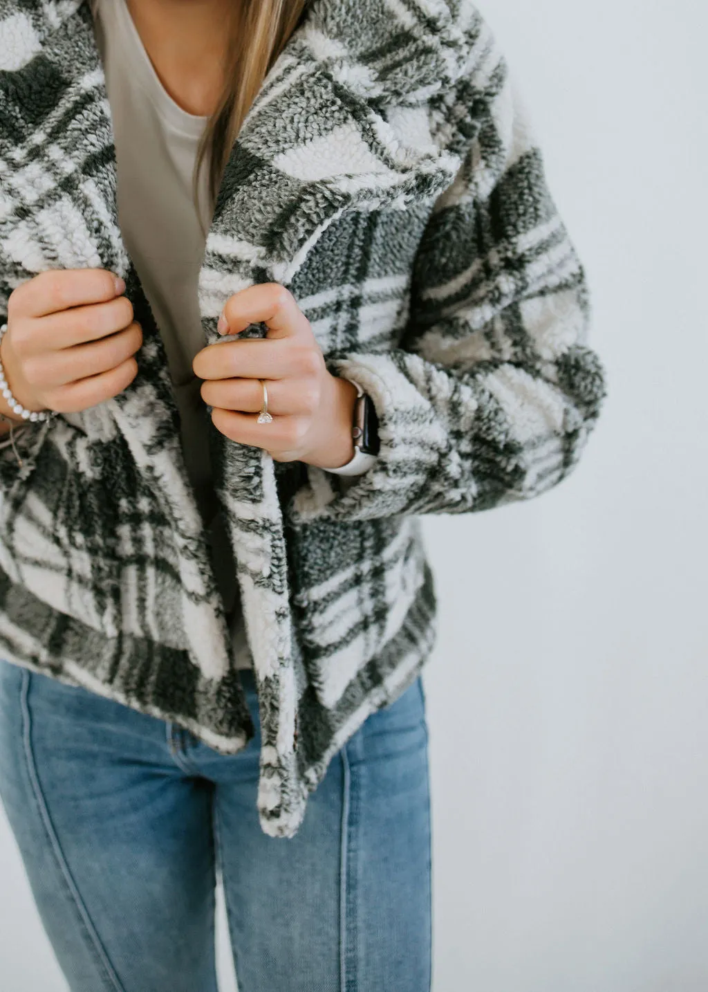 Check Me Out Cropped Plaid Jacket FINAL SALE