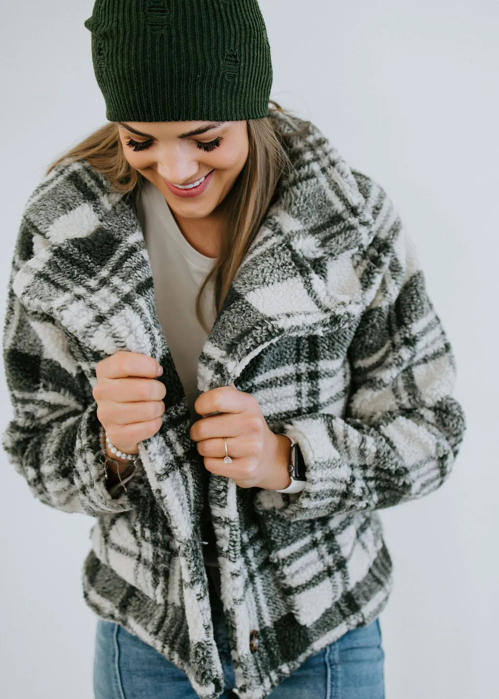 Check Me Out Cropped Plaid Jacket FINAL SALE