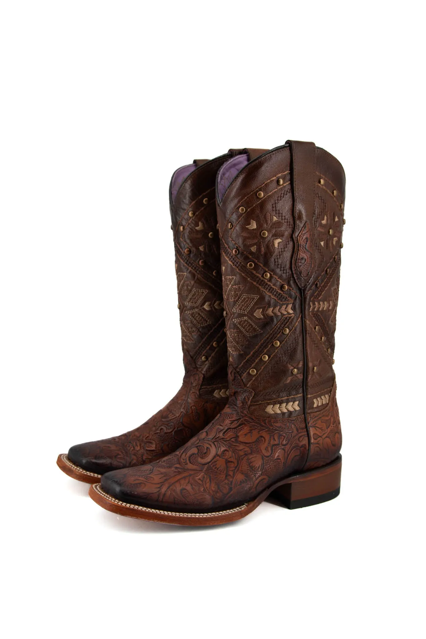 Cheroke Cincelado Square Toe Cowgirl Boot FINAL SALE