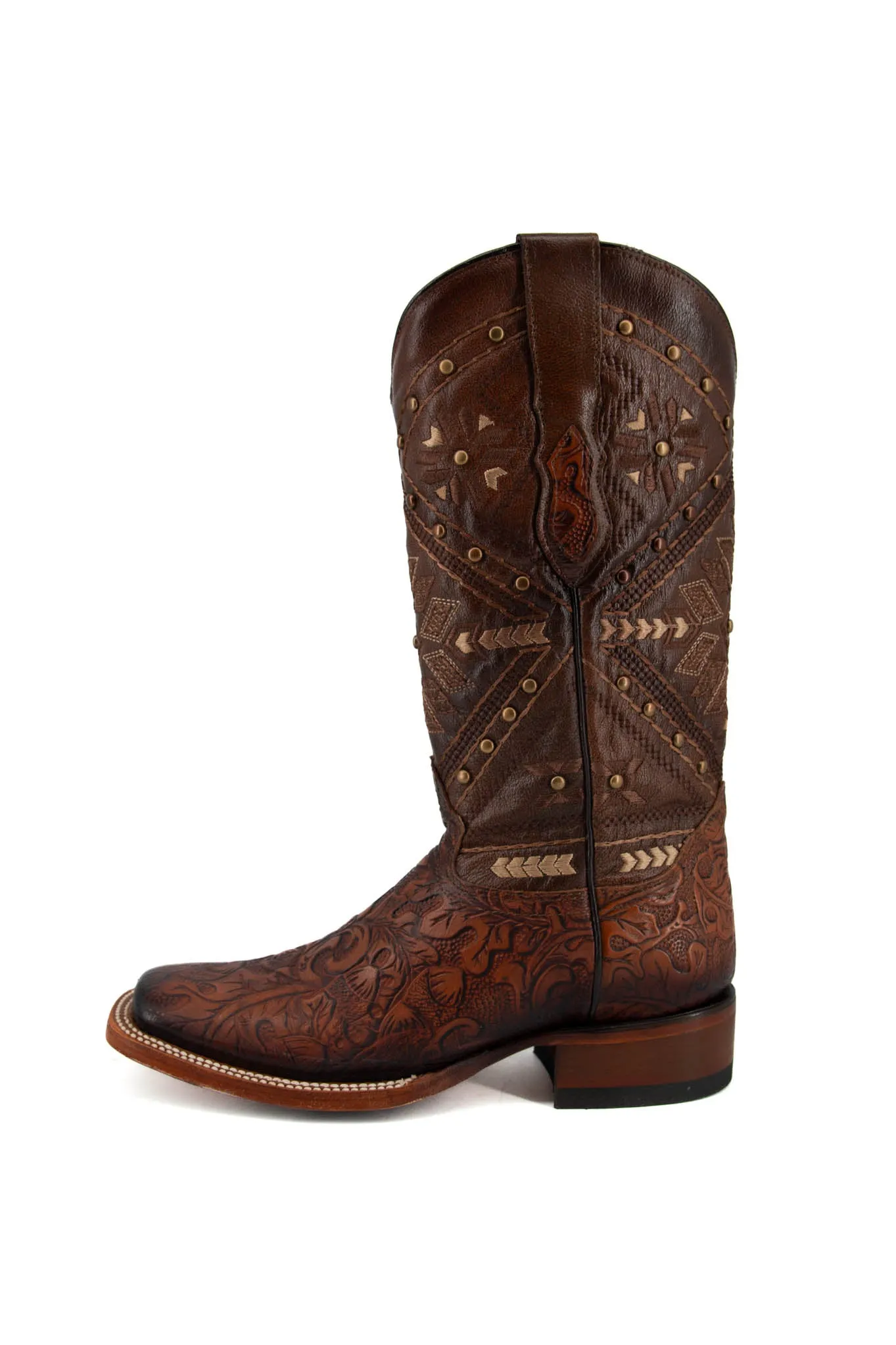 Cheroke Cincelado Square Toe Cowgirl Boot FINAL SALE