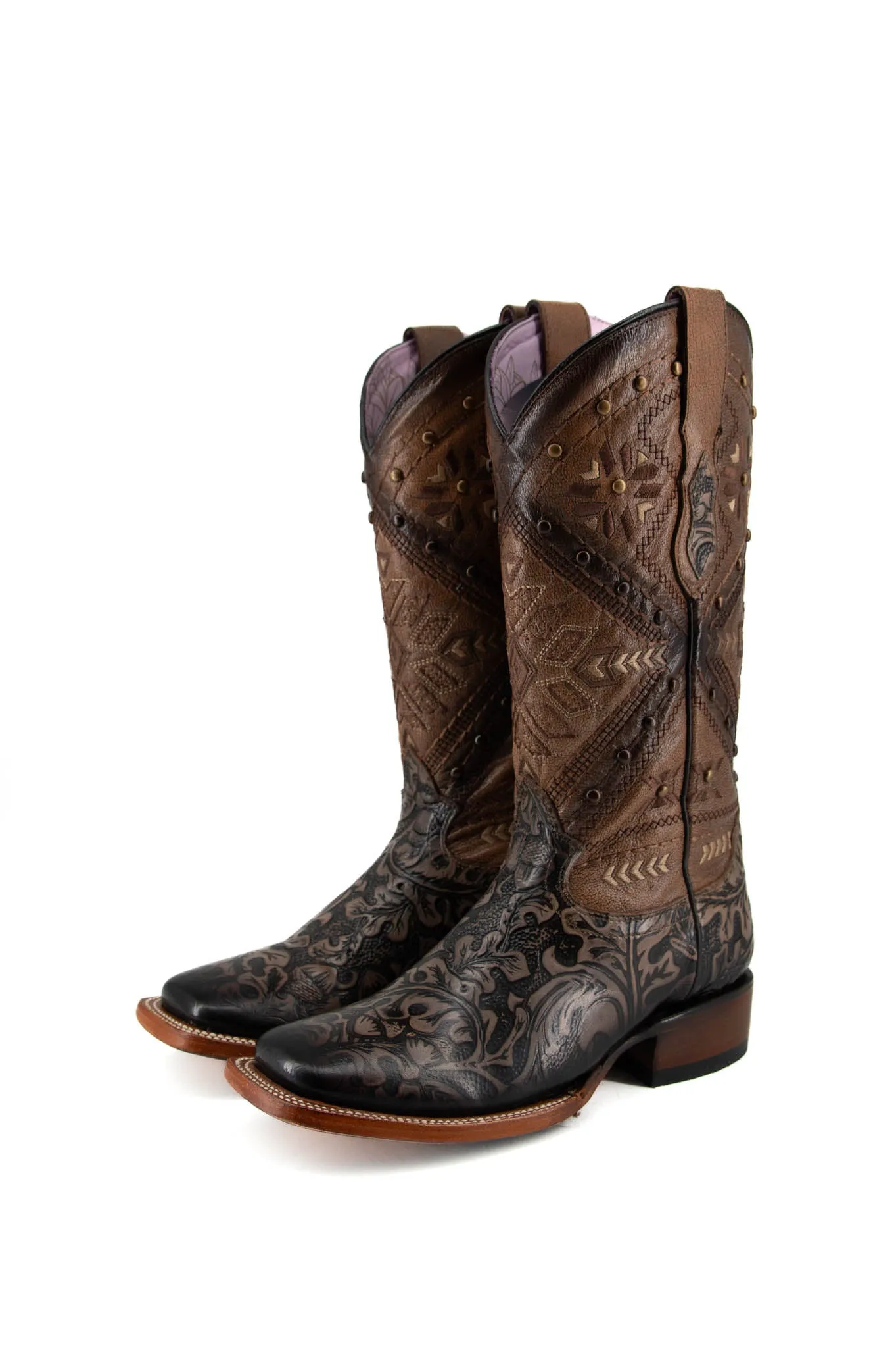 Cheroke Cincelado Square Toe Cowgirl Boot FINAL SALE