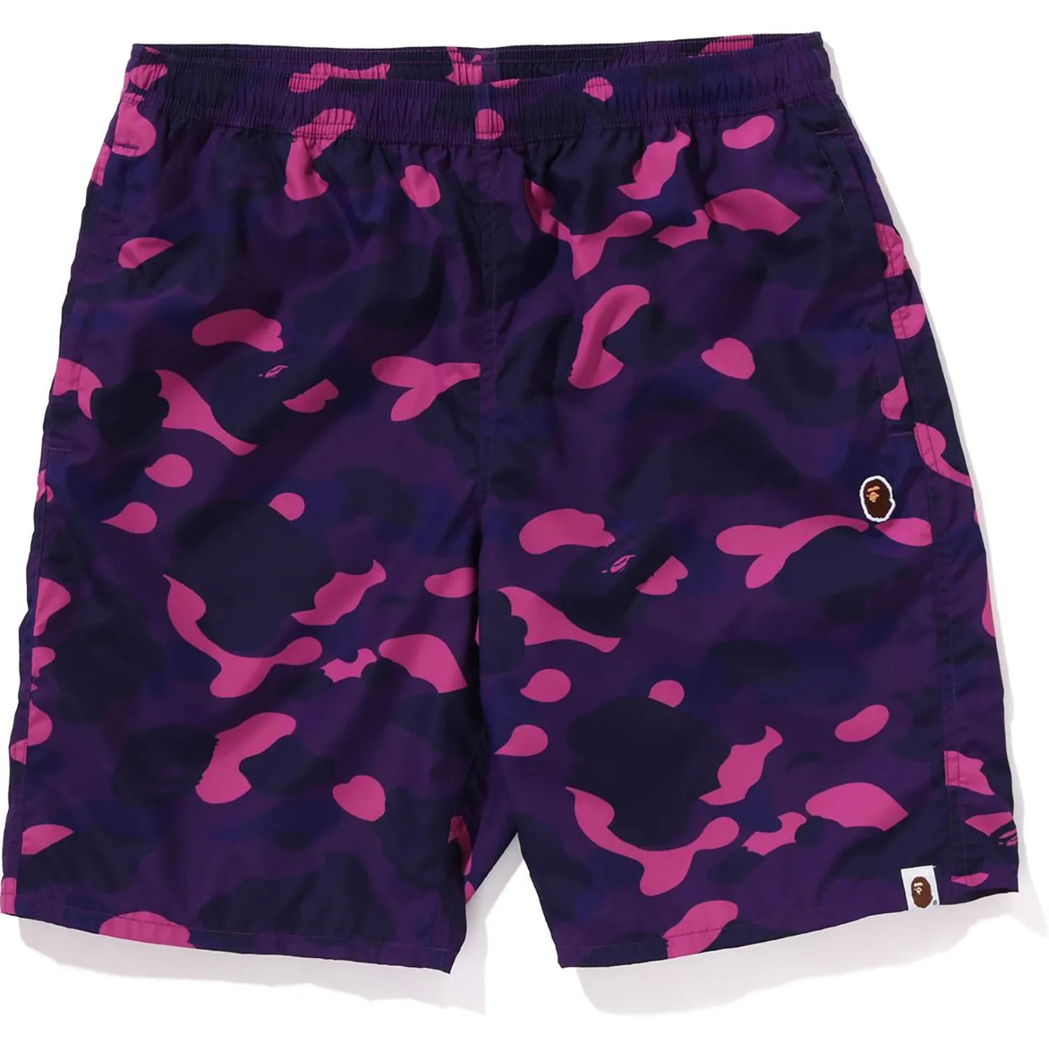 COLOR CAMO APE HEAD ONE POINT BEACH SHORTS MENS