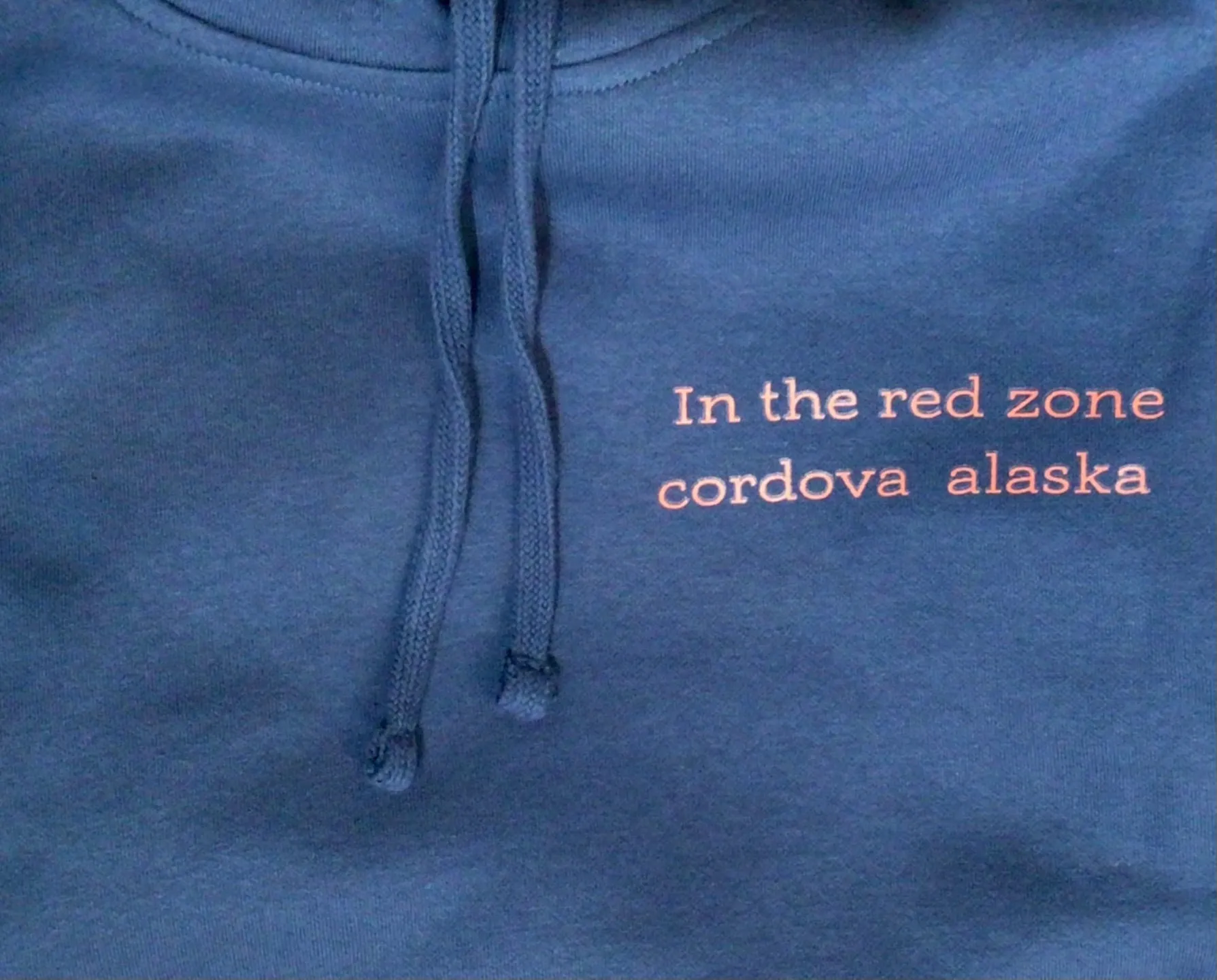 Cordova Alaska Red Zone Hooded Sweatshirt