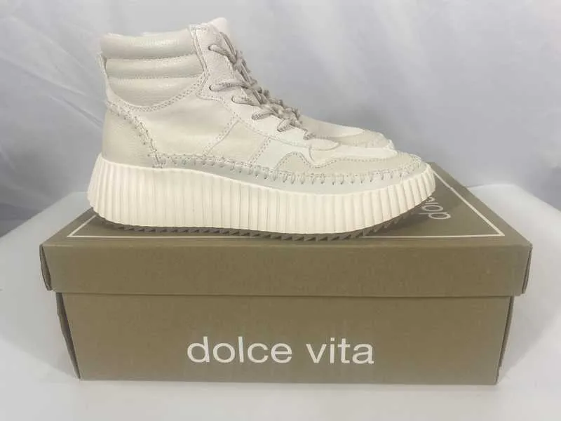 DALEY SNEAKERS OFF WHITE SUEDE - re:vita