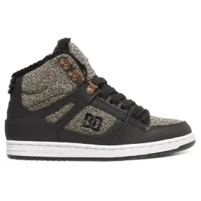 DC Rebound High WN Women's Skateboard Shoes - Black Dark Used (BKZ)