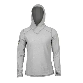 DragonWear FR Pro Dry Tech LS Shirt with Hood Gray Heather Women 246413