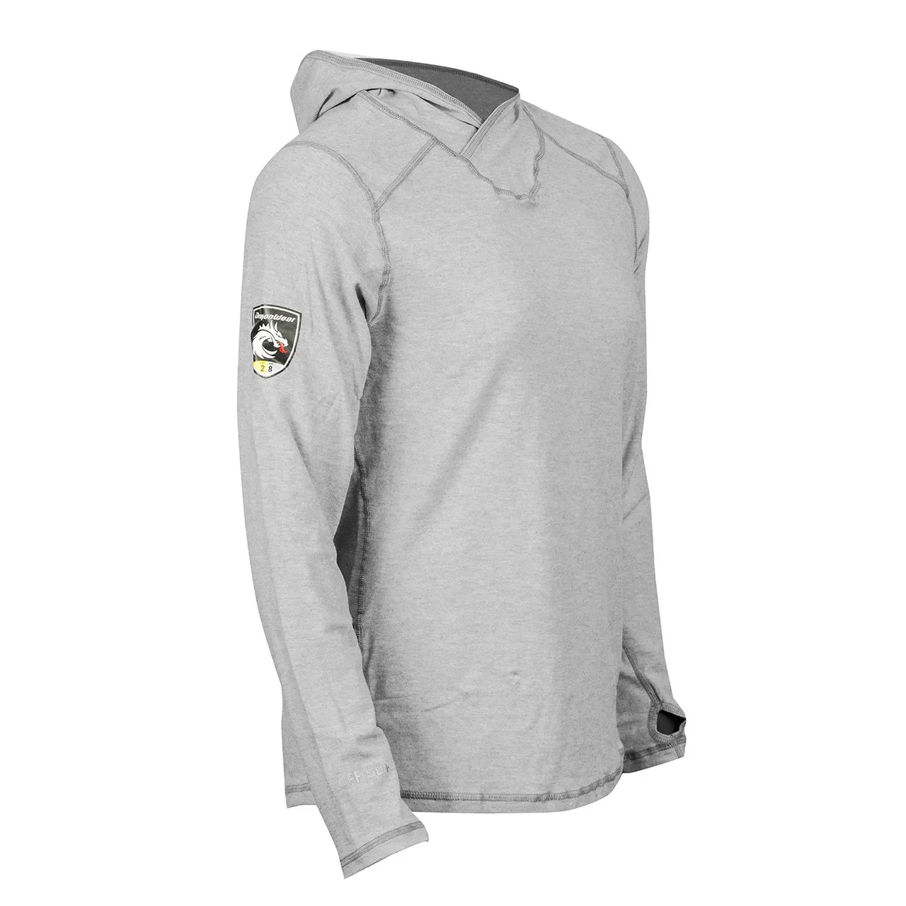 DragonWear FR Pro Dry Tech LS Shirt with Hood Gray Heather Women 246413