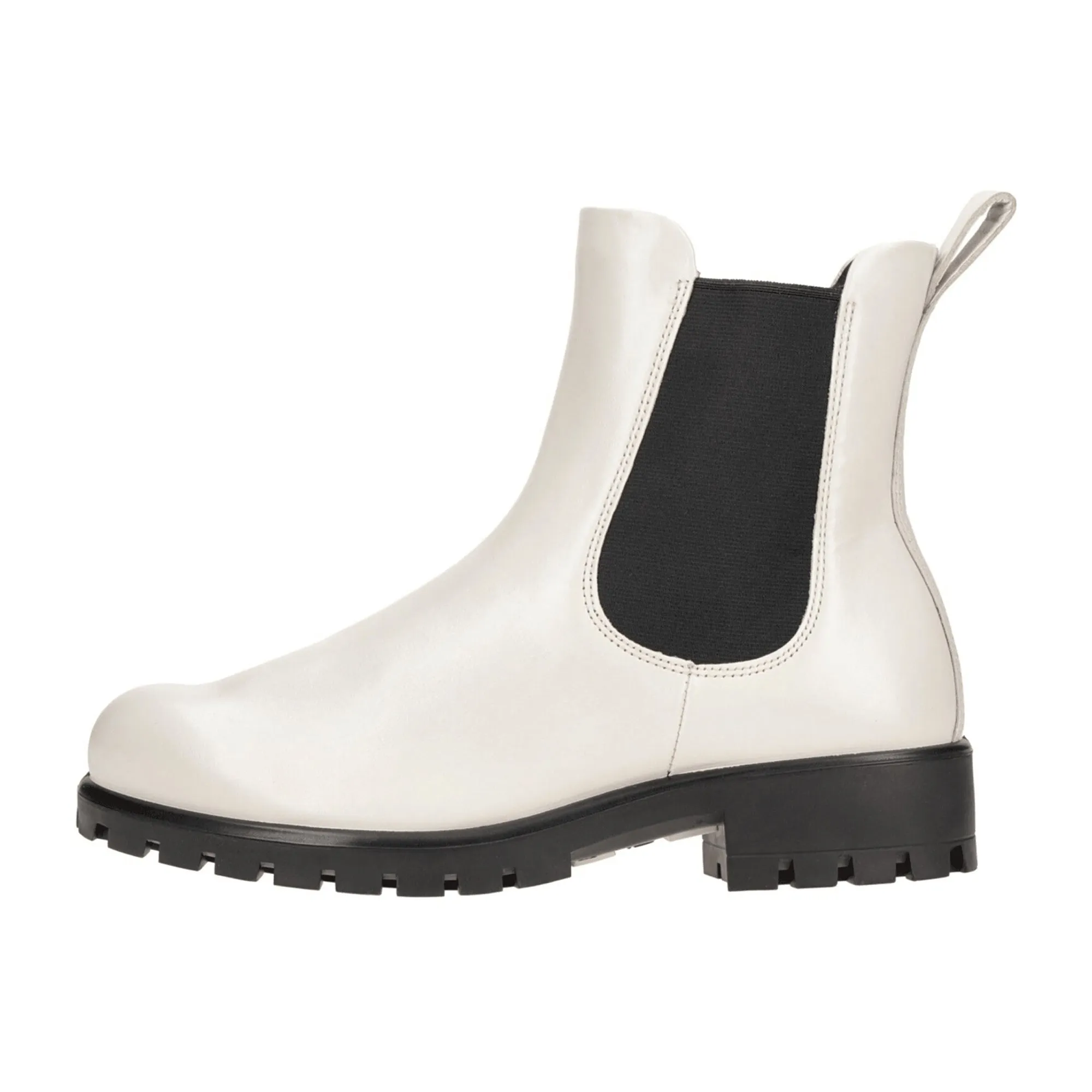 Ecco Modtray Women's Chelsea Boots in White - Stylish & Durable Leather Footwear