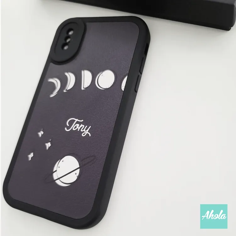 【Eclipse】 Soft PU phone case 自定名字電話軟殼