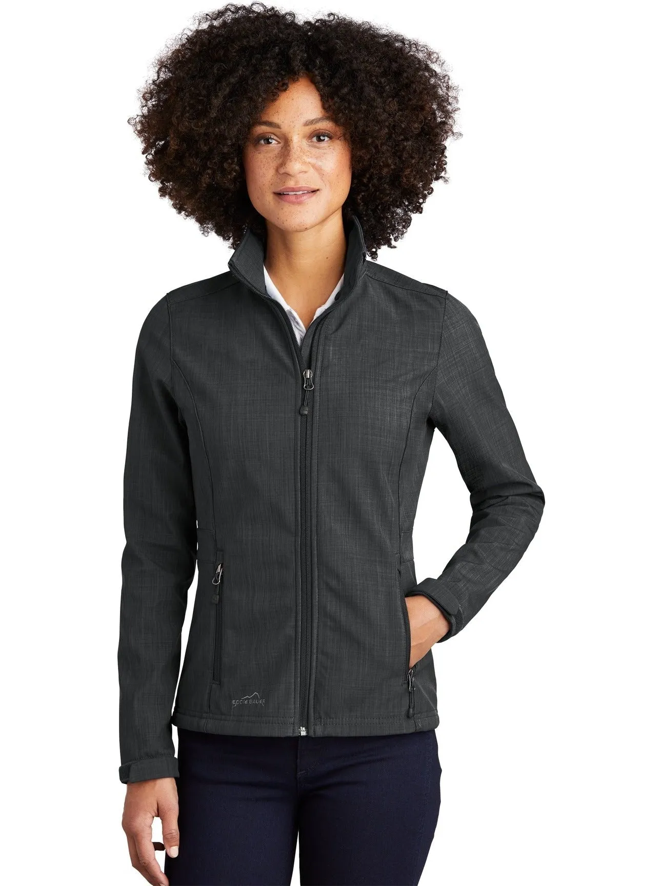 Eddie BauerLadies Shaded Crosshatch Soft Shell Jacket