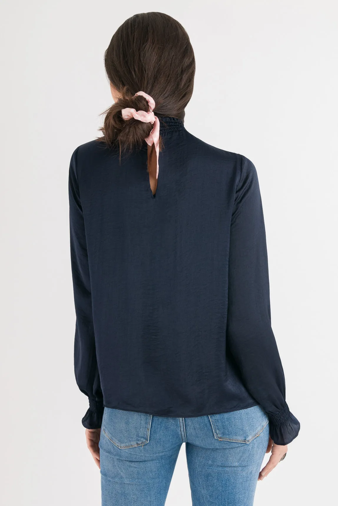 Emma Blouse - Navy