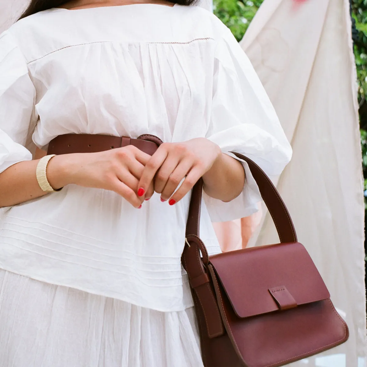 estel bag - saddle brown