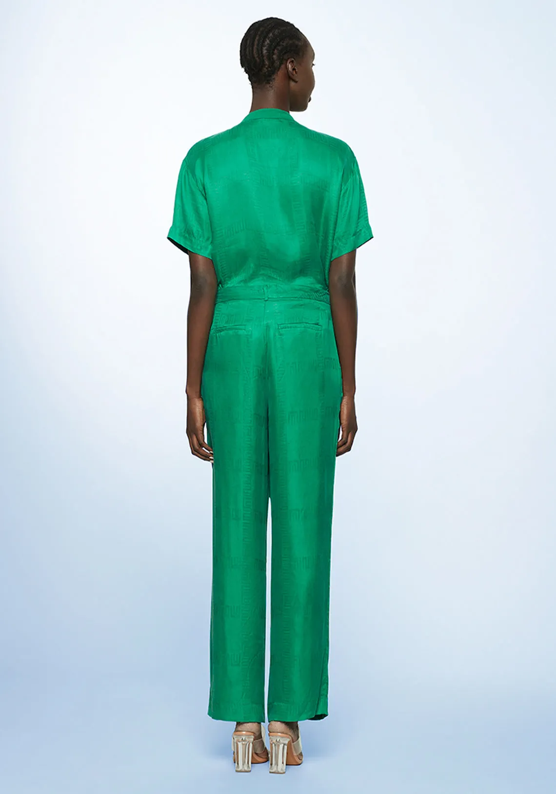 EVERGREEN VERDANT JACQUARD PANT