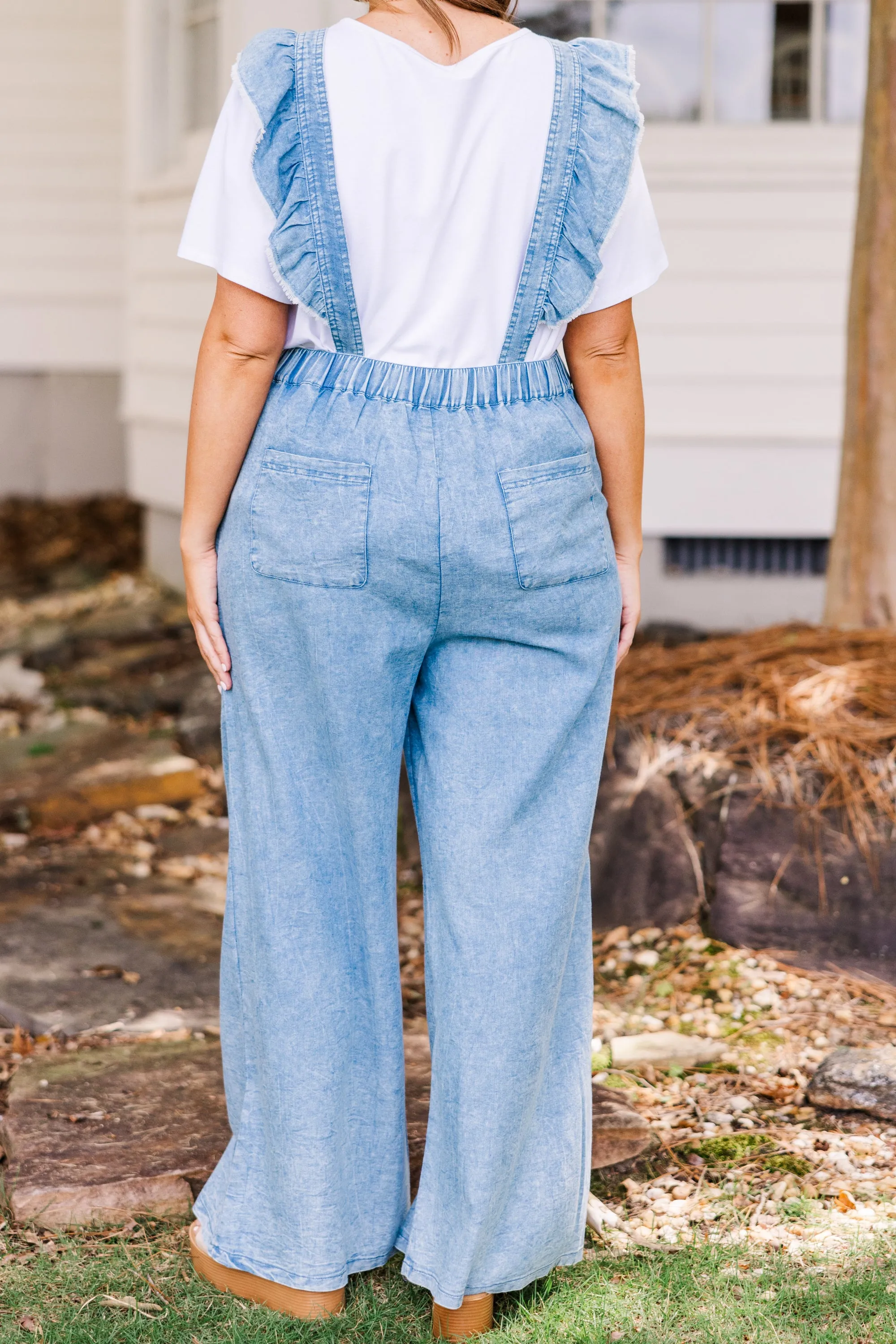 Every Angle Jumpsuit, Washed Denim