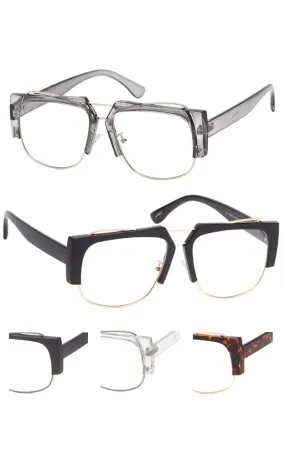 F1874CL Wholesale Men's Clear Len Glasses