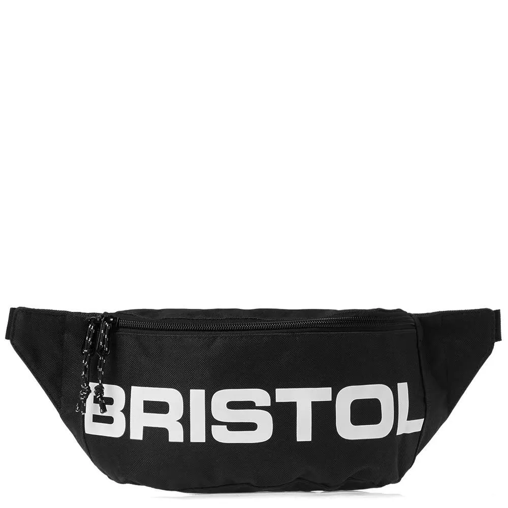 F.C. Real Bristol Square Logo Waist BagBlack