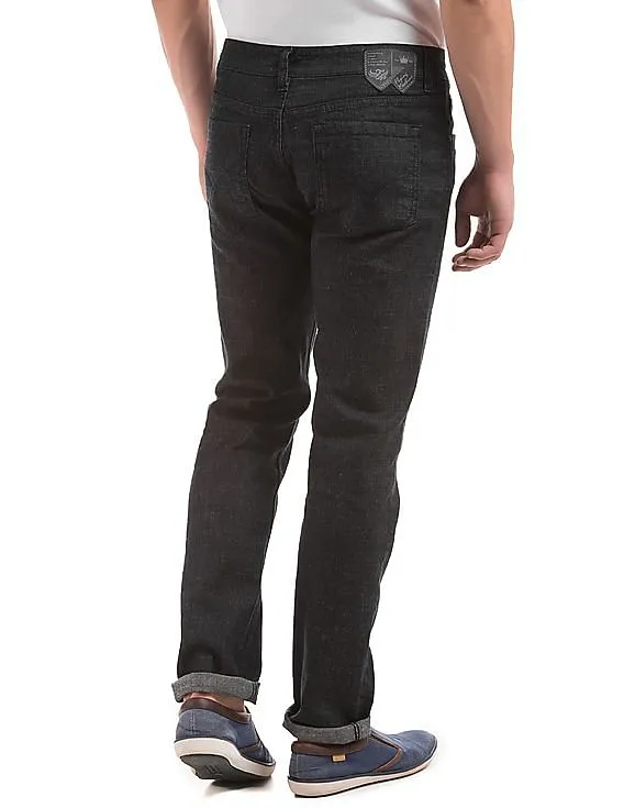 Flying Machine Slim Fit Dark Stone Wash Jeans